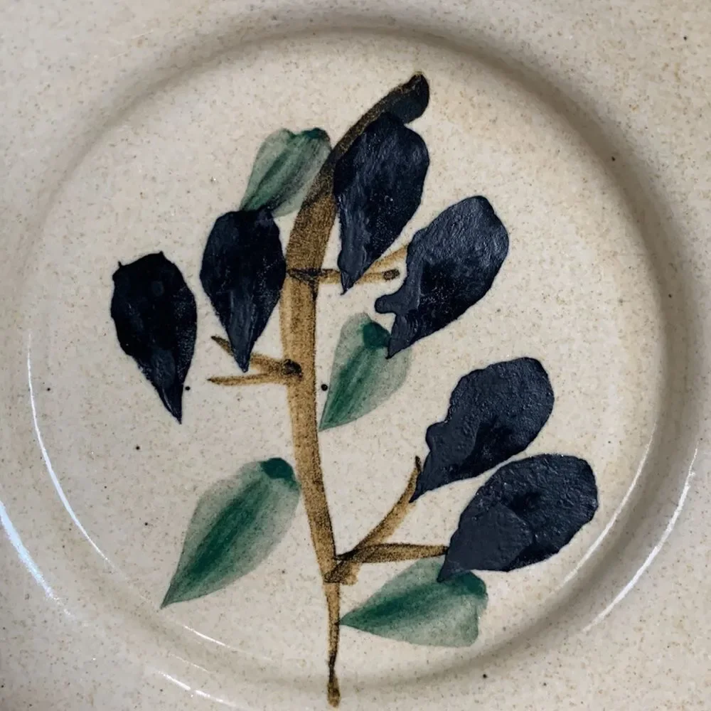 Contemporary Pottery The Wine Chiller & Small Plate Made In USA, Canyon Lake, CA